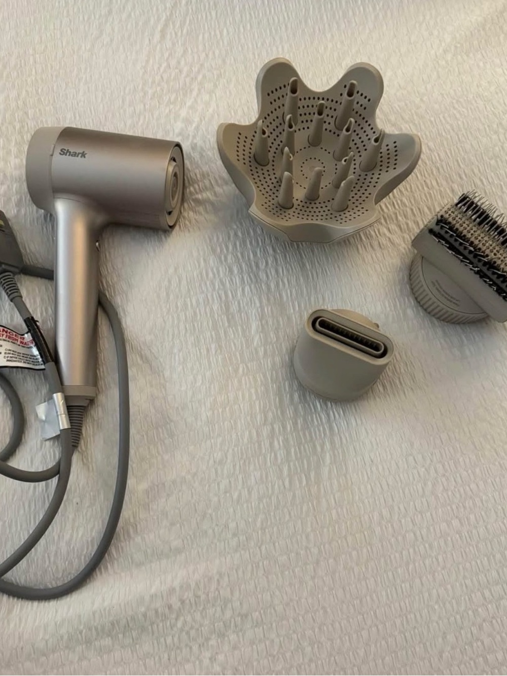 Shark Hair Dryer with Attachments - Light Taupe